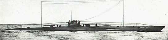 Photo of the U-139-140 class WWI german uboat from U-Boat.net