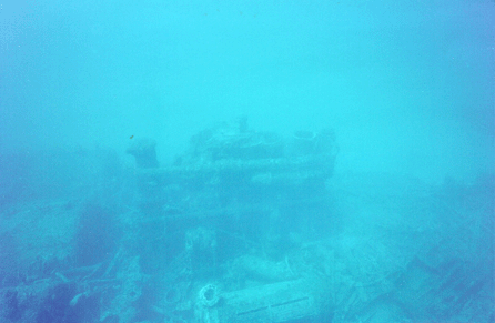 Steam engine of the Dixie Arow, Dive Hatteras Photo